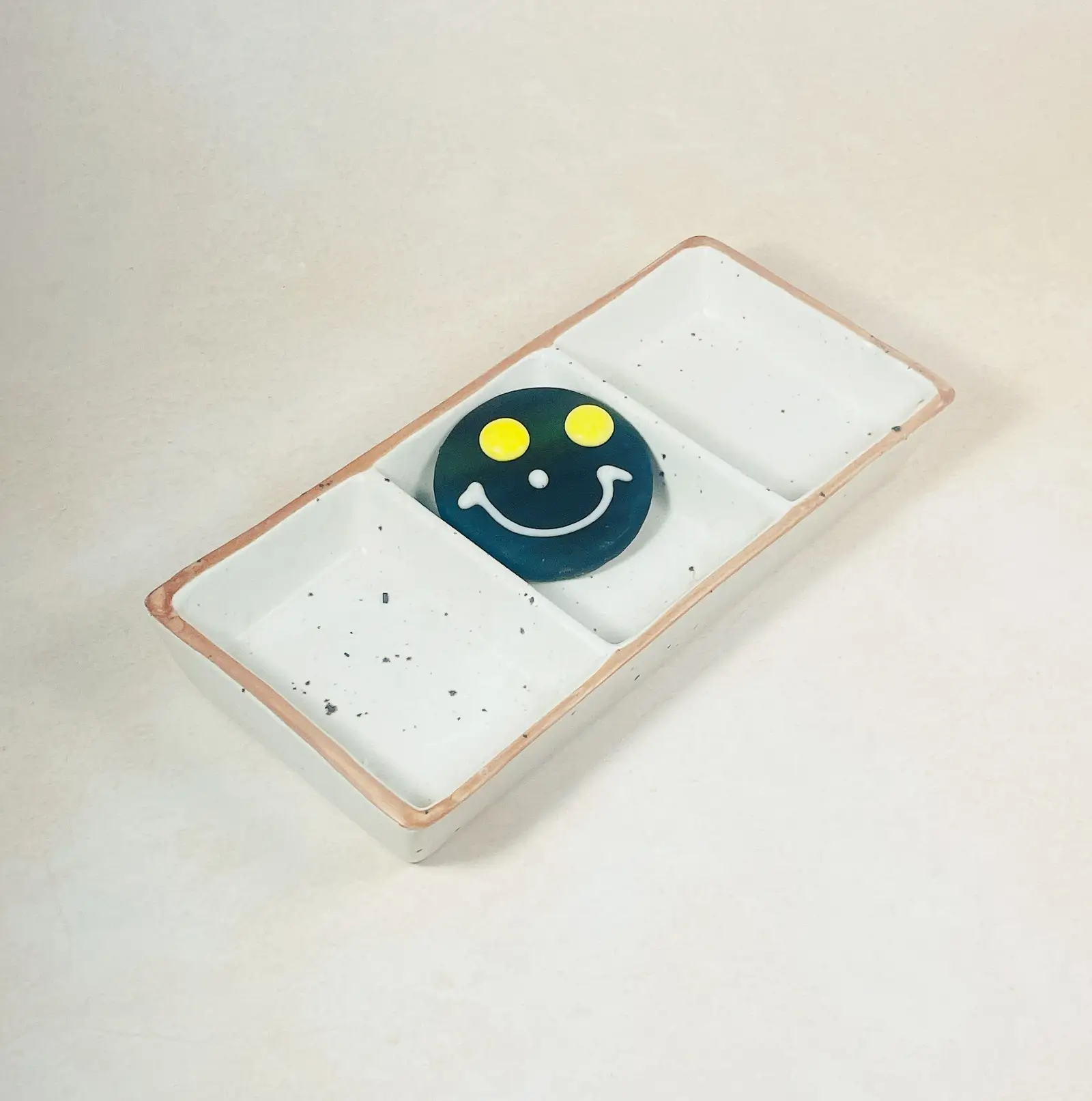 Ceramic Dip Sauce Tray With 3 Compartment1 Ceramic Dip Sauce Tray With 3 Compartment