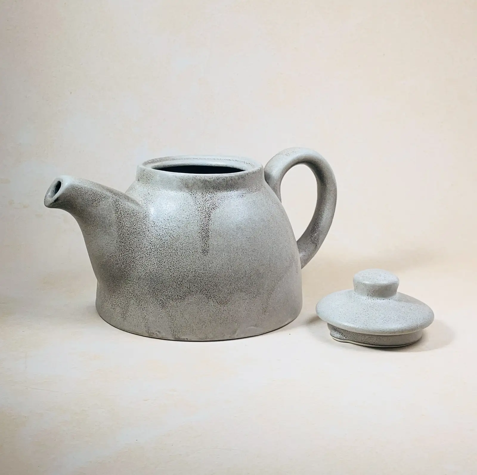 Ceramic Tea Pot With Lid Speckled Pattern2 Ceramic Tea Pot With Lid Speckled Pattern
