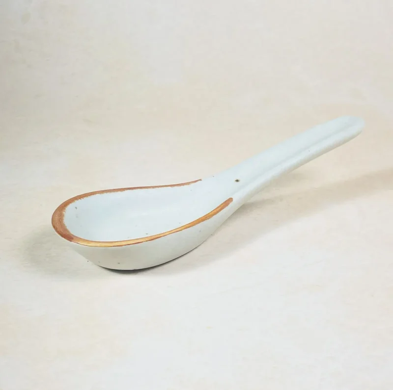 Handcrafted Ceramic Soup Spoon
