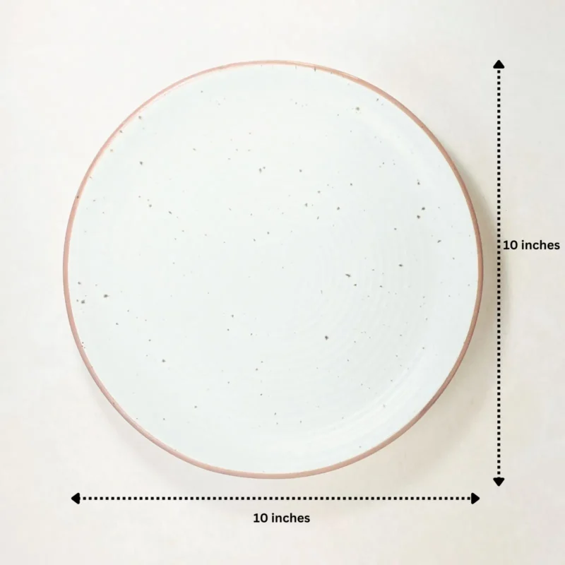 Handcrafted Handmade Ceramic Stoneware Dinner Plate