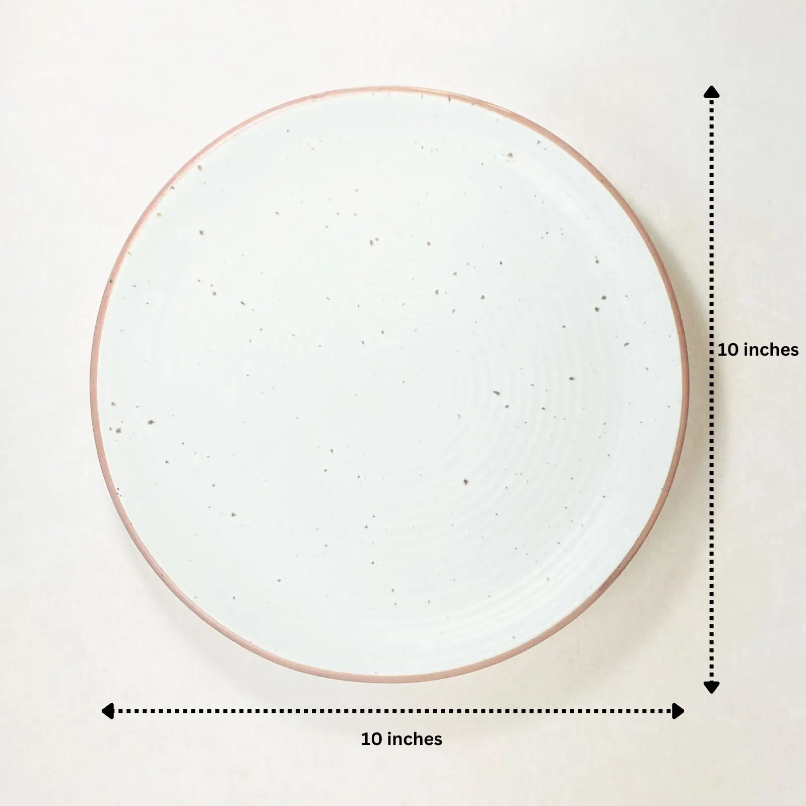 Handcrafted Handmade Ceramic Stoneware Dinner Plate