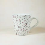 Handmade Floral Print Ceramic Mug