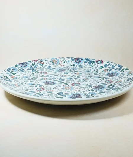 Multicolor Printed Ceramic Dinner Plate