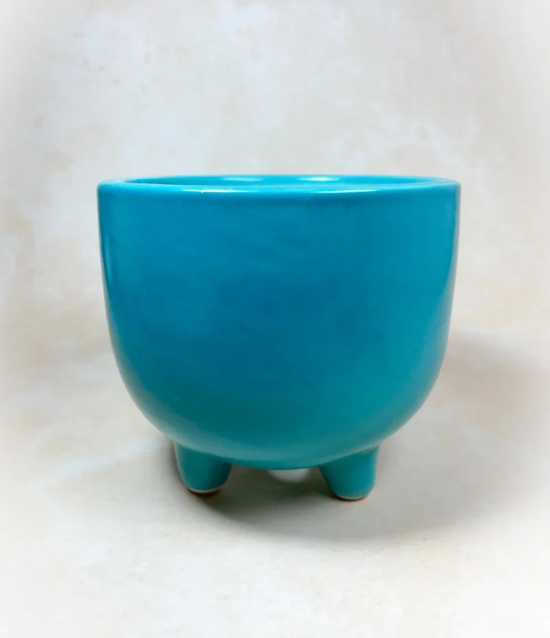 Three Legged Indoor Ceramic Flower Pot