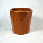 EarthTone Hexa Ceramic Planter Brown 3