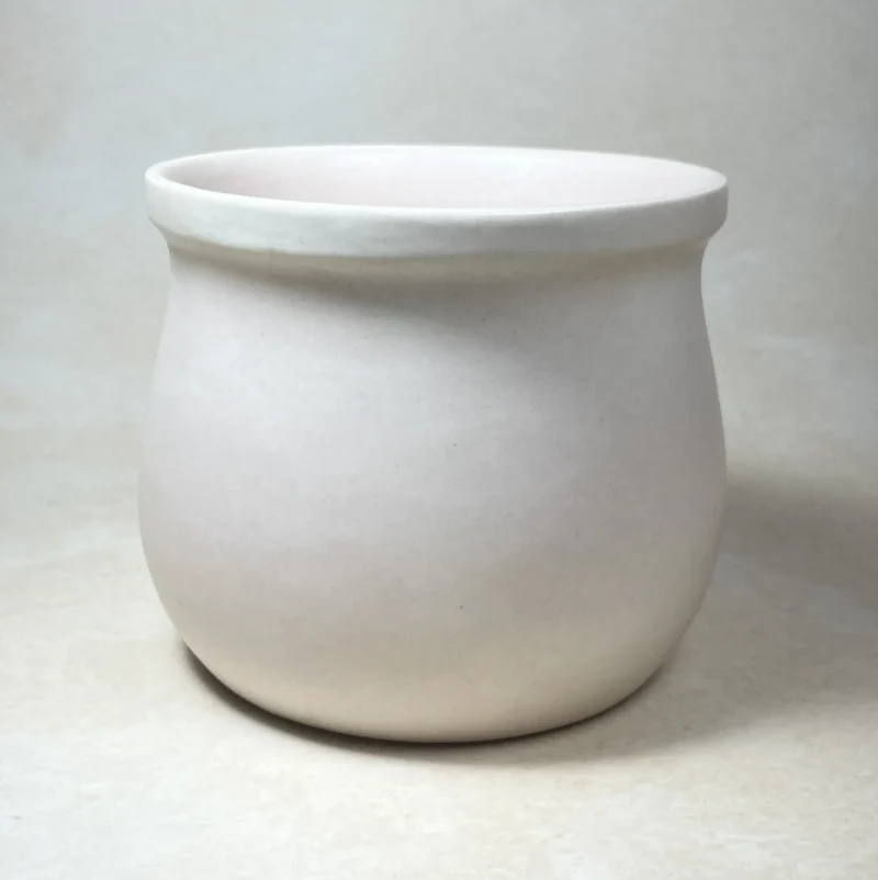 Ceramic Matki Pot Cream 1