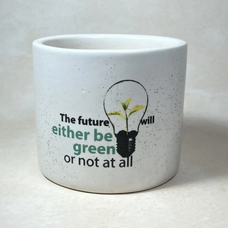 Slogen Printed Ceramic Planter 2