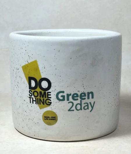 Slogen Printed Ceramic Planter