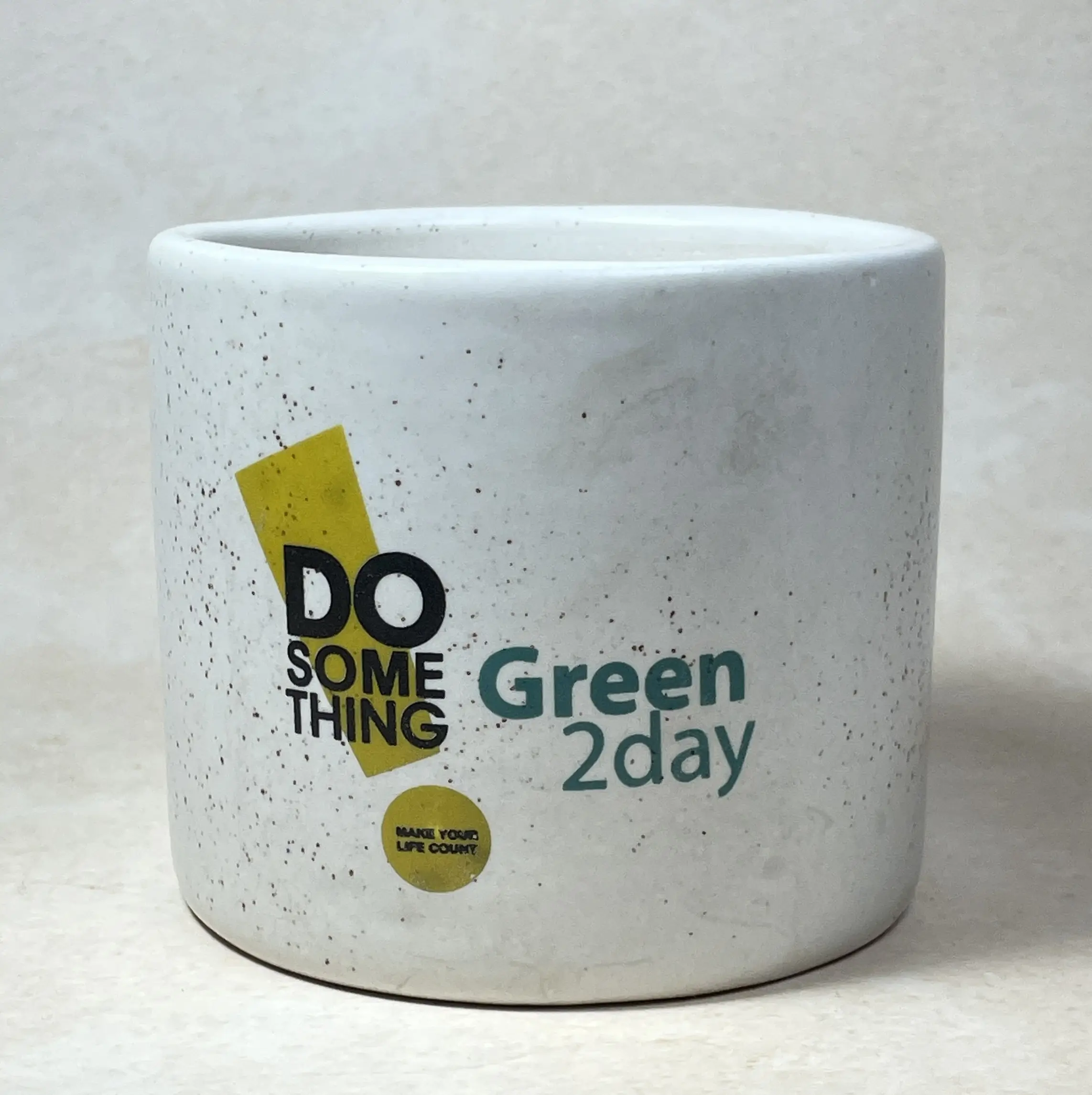 Slogen Printed Ceramic Planter