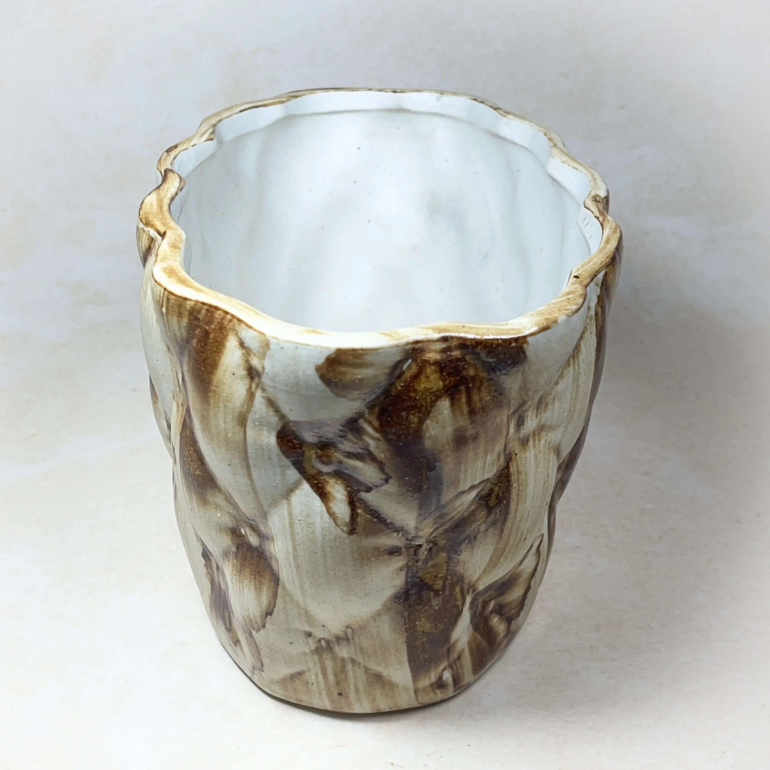 Rust Bloom Ceramic Planter2