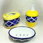 Bathroom Set Yellow Blue