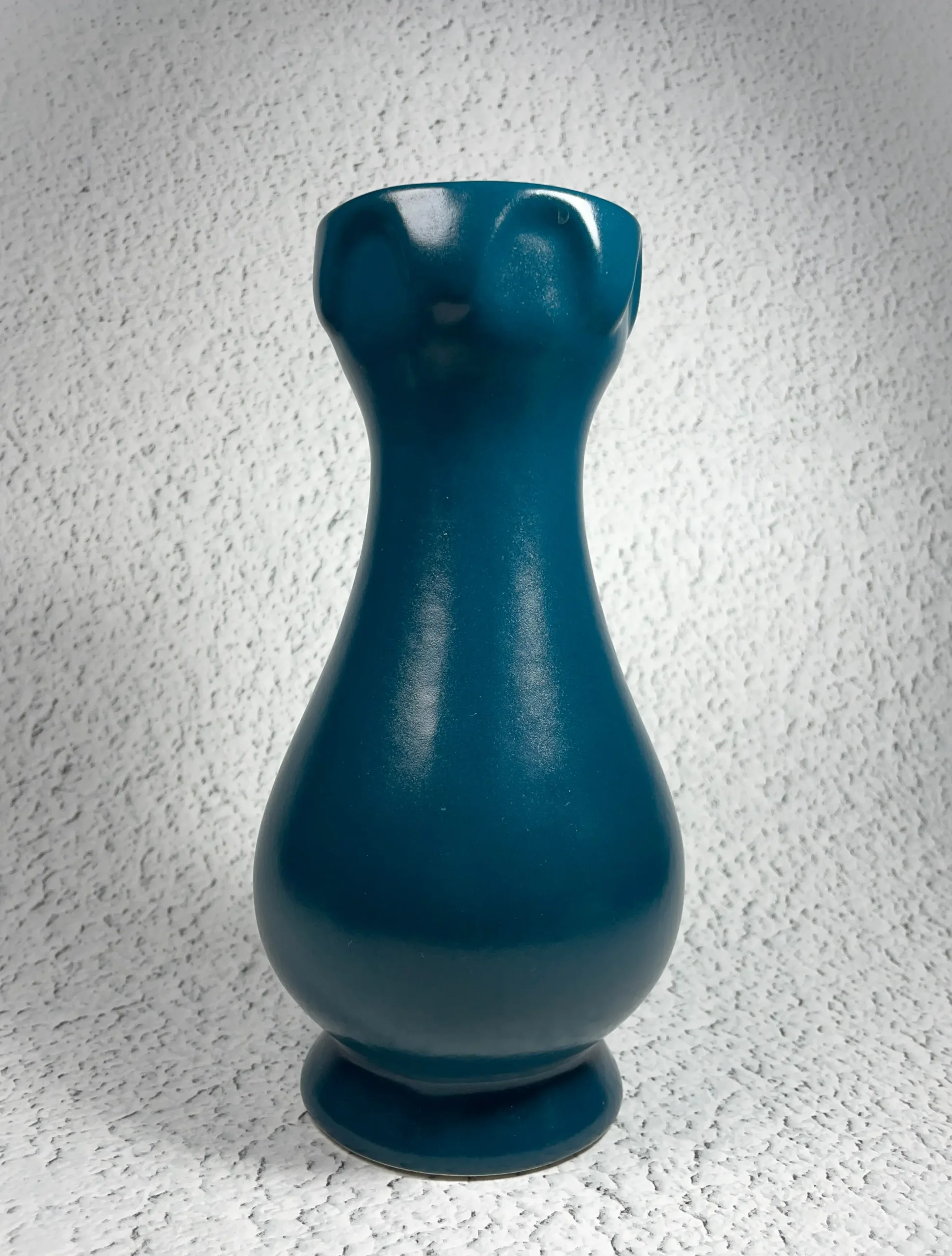 Royal Teal Glazed Ceramic Vase1
