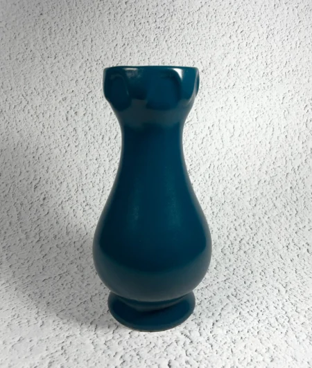 Royal Teal Glazed Ceramic Vase2