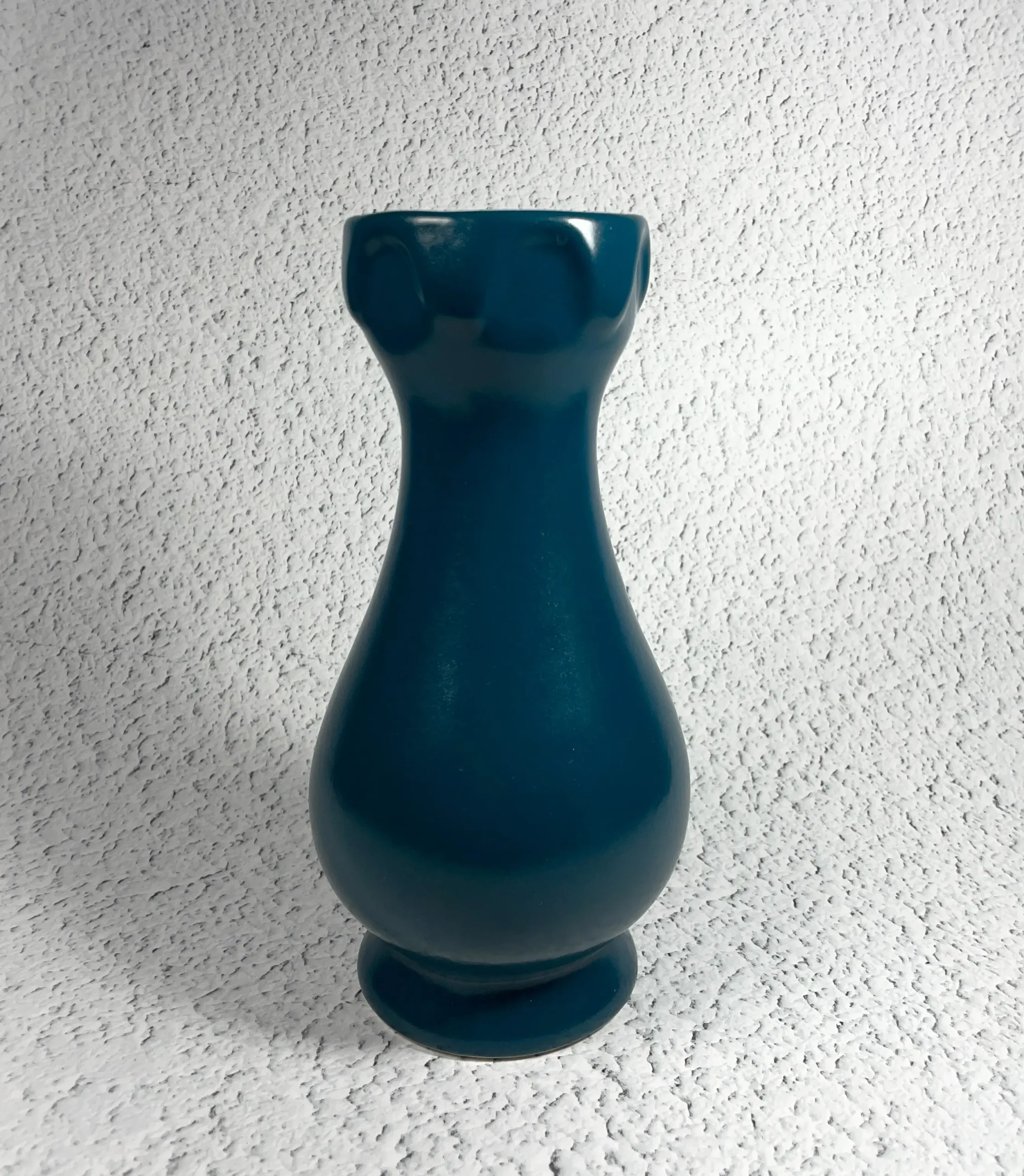 Royal Teal Glazed Ceramic Vase2